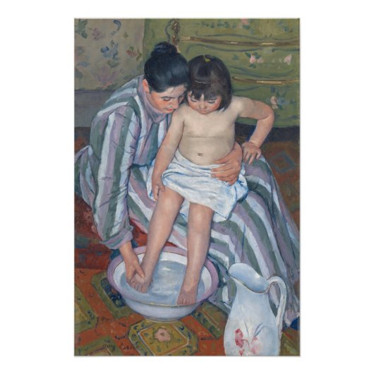Poster Bain pour enfant, 1893 (huile sur toile) (Devant)