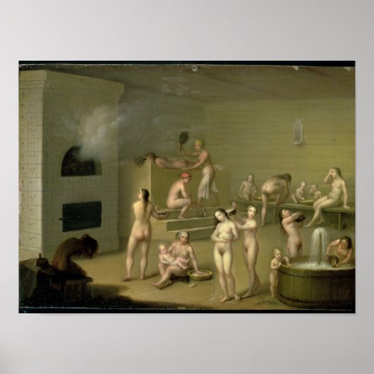 Poster Bain russe, 1825 (Devant)