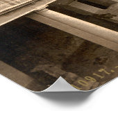 Poster Bains romains et Abbaye IV, Bain, Somerset, Anglet (Coin)