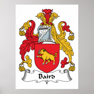 Poster Baird Family Crest