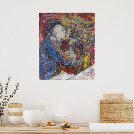 Poster "Baiser" (Cuisine)