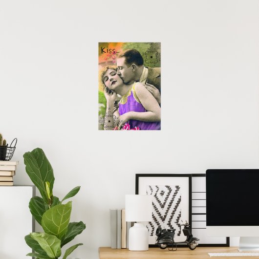 Poster Baiser (Bureau à domicile)