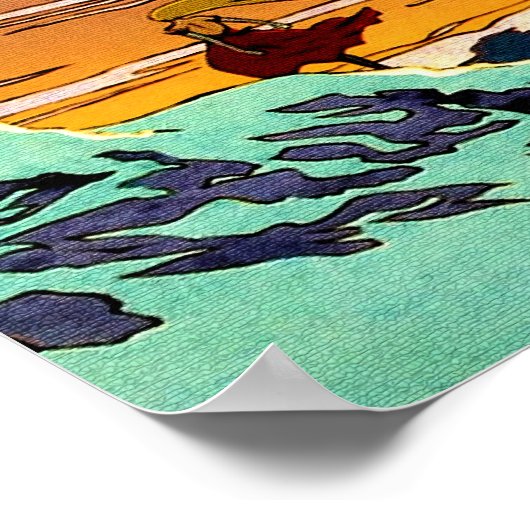 Poster Baiser Acerola-Orion Coeur sous-lame (Coin)