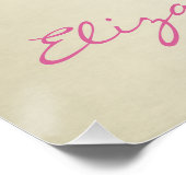 Poster Baiser adorable, Lèvres, Artiste de maquillage (Coin)