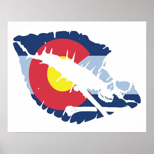 Poster baiser colorado (Devant)