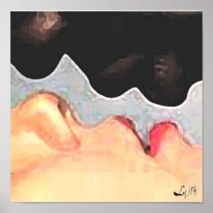 Poster baiser de orishas par Liz Loz