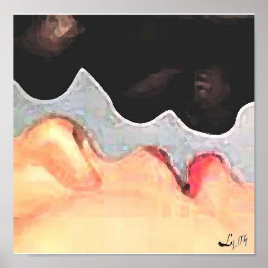 Poster baiser de orishas par Liz Loz (Devant)