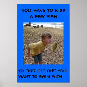 POSTER BAISER DE POISSONS