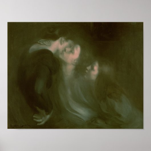 Poster Baiser de sa mère, années 1890 (Devant)