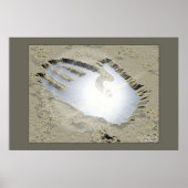 Poster Baiser des empreintes digitales (Devant)