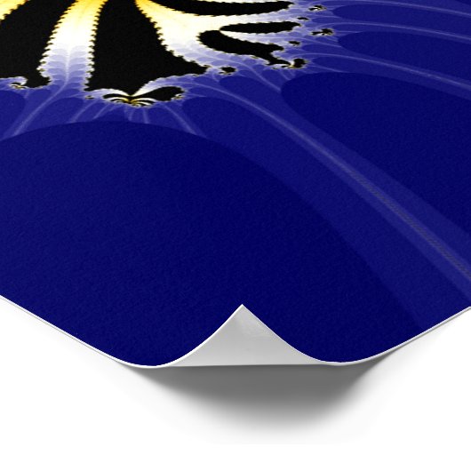 Poster Baiser le poisson fractal (Coin)