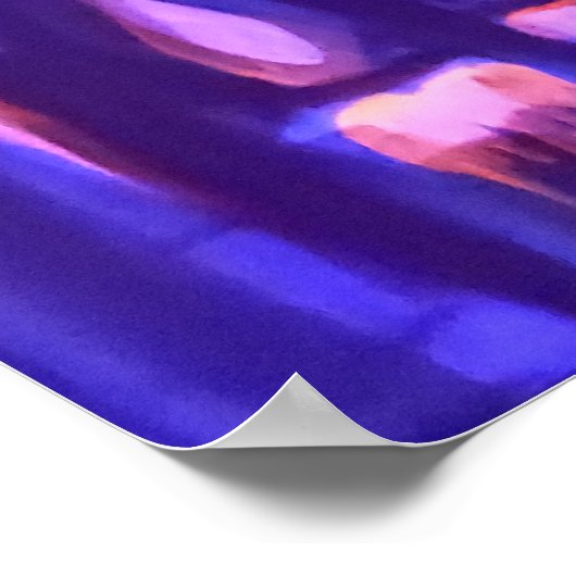 Poster Baiser lesbienne passionnée (Coin)