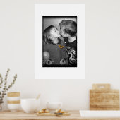 Poster baiser papillon (Cuisine)