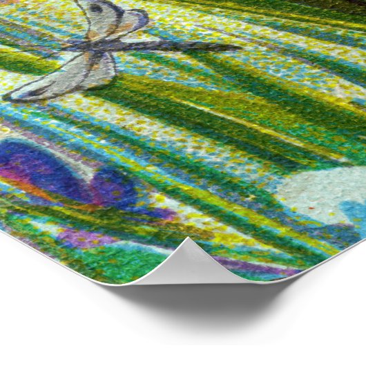 Poster Baiser Papillon (Coin)