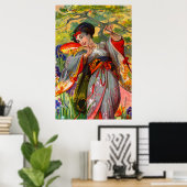 Poster Baiser Papillon (Bureau à domicile)