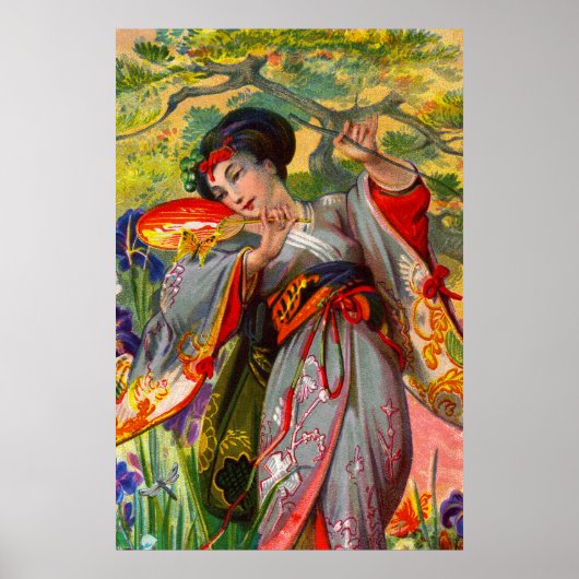 Poster Baiser Papillon (Devant)