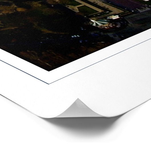 Poster Baiser Paris (Coin)