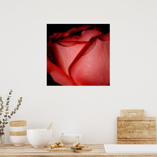 Poster Baiser rouge (Cuisine)