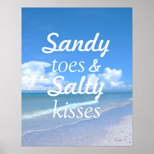 Poster Baisers De Sable Et Baisers Salés