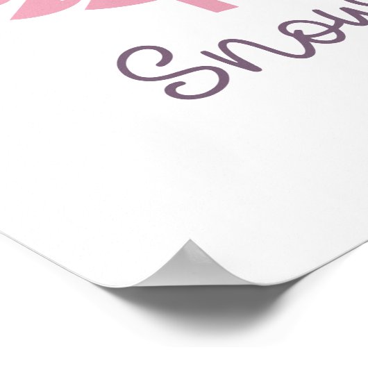 Poster Baisers d'hiver et wis de flocon (Coin)