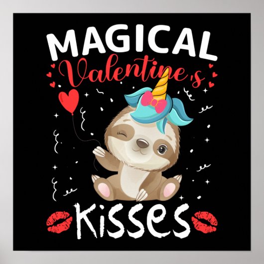 Poster Baisers magiques de la Saint-Valentin (Devant)