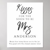 Poster Baisers personnalisés pour le jeu Mme Fête des mar (Devant)