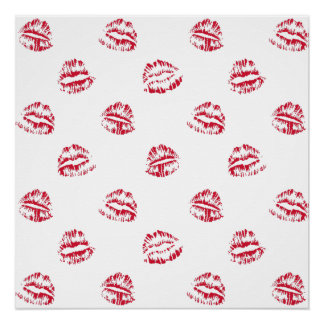 Poster Baisers rouges