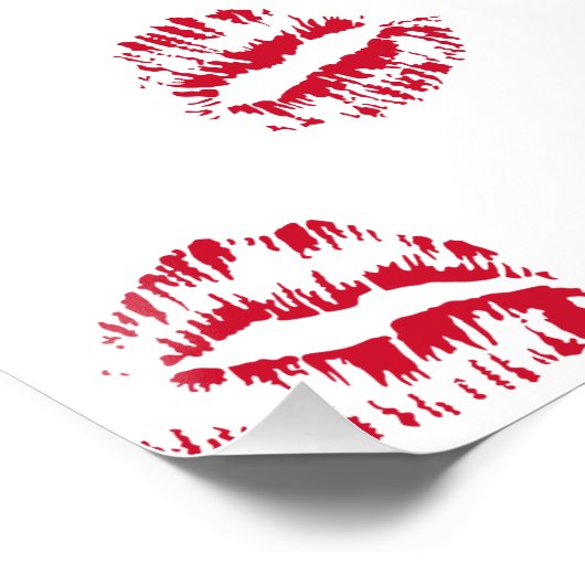 Poster Baisers rouges (Coin)