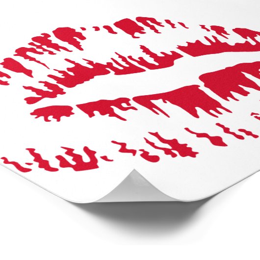 Poster Baisers rouges (Coin)