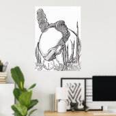 Poster Baisse (Bureau à domicile)