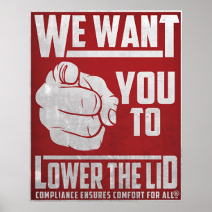 Poster Baisse de la laisse