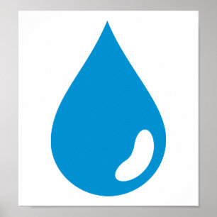 Poster Baisse de l'eau