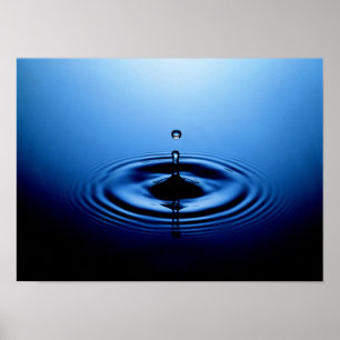 Poster Baisse de l'eau