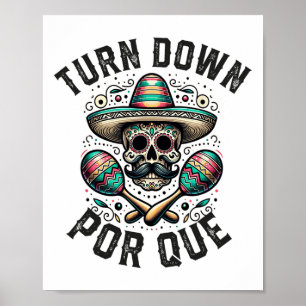 Poster Baisse De Por Que Cinco De Mayo Parti Mexicain