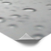 Poster Baisses d'eau sur verre (Coin)