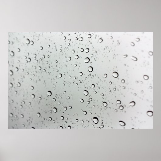 Poster Baisses d'eau sur verre (Devant)