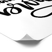 Poster Bake a Brownie pour Baker cadeau (Coin)