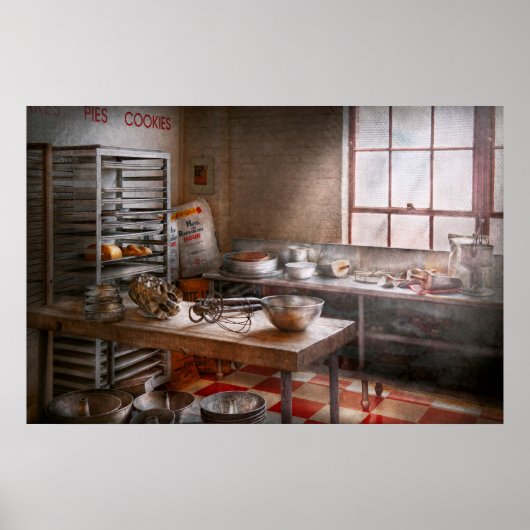 Poster Baker - Cuisine - La boulangerie commerciale (Devant)