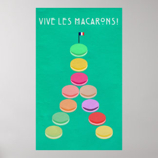Poster Baker's Joy Collection : Tour Eiffel Macaron