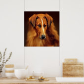 Poster Bakharwal Chien - Portrait de chien (Cuisine)