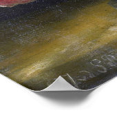 Poster Bakhuyzen - Vie Et Fleurs Mortes Dans Un Vase De C (Coin)