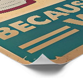 Poster Baking Parce que le meurtre est faux Chat Noir (Coin)