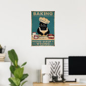 Poster Baking Parce que le meurtre est faux Chat Noir (Bureau à domicile)