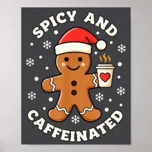 Poster Baking Scy et pain d'épice caféiné Noël Chri