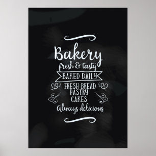  poster Bakkerij-karton