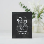  poster Bakkerij-karton Briefkaart (Staand voorkant)