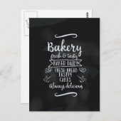  poster Bakkerij-karton Briefkaart (Voorkant / Achterkant)
