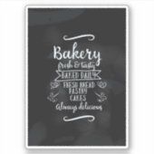poster Bakkerij-karton Sticker (Voorkant)