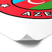 Poster Bakou Azerbaïdjan (Coin)