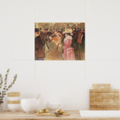 Poster Bal à la discothèque par Toulouse Lautrec (Cuisine)